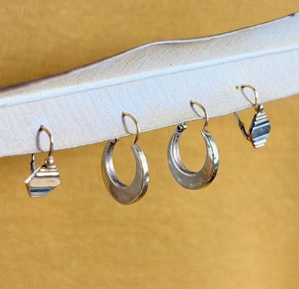 Set composto da due paia di orecchini in oro 750/1