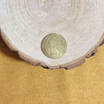 Moneta da 10 franchi d'oro (1857)
Peso: 3,1 g
Non 