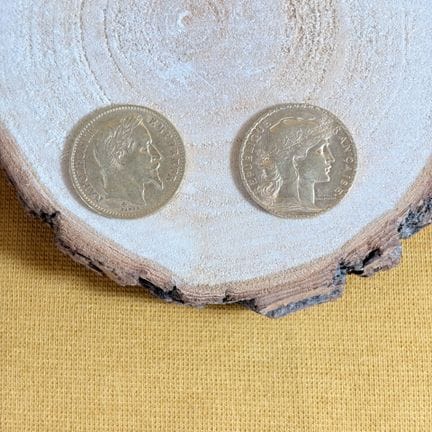 Due monete da 20 franchi d'oro 
Peso: 12,8 g
Non p