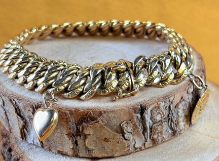 Bracciale in oro giallo 750/1000 (18 carati) a mag