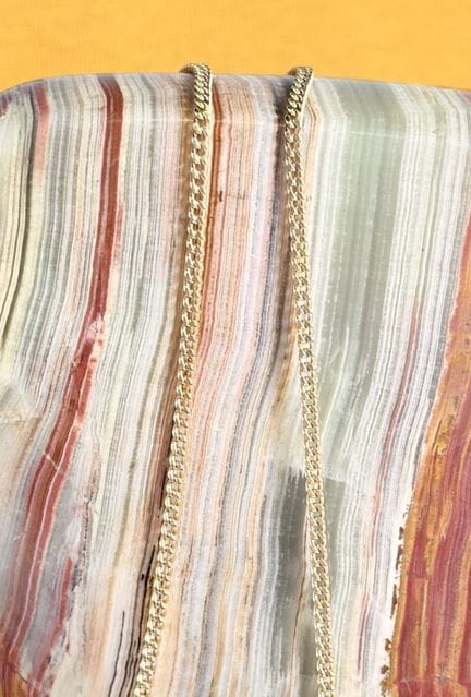 Catena in oro giallo 750/1000 (18 carati) a maglie