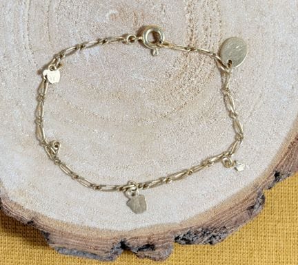 Bracciale in oro giallo 750/1000 (18 carati) con m