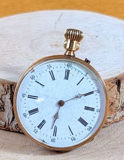 Orologio da polso in oro 585/1000 (14K), doppio fo
