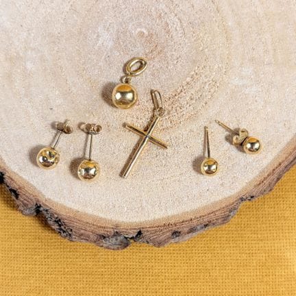 Set di gioielli in oro giallo 750/1000 (18 carati)