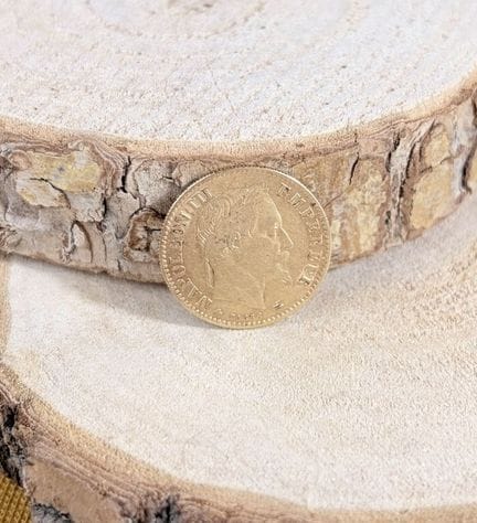 Moneta da 10 franchi d'oro (1862)
Peso: 3,1 g
Non 