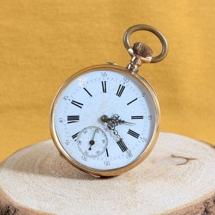 Orologio da tasca in oro giallo 750/1000 (18 carat