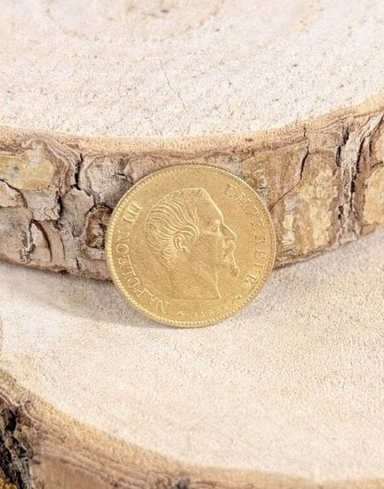 Moneta da 10 franchi d'oro (1859)
Peso: 3,2 g
Non 