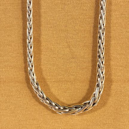Collana in oro giallo 750/1000 (18 carati) con mag