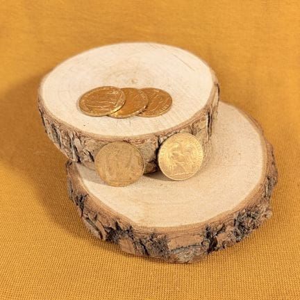 Set di 5 monete da 20 franchi d'oro 
Peso: 32,1 g
