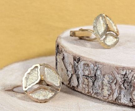 Coppia di gemelli in oro giallo 750/1000 (18 carat