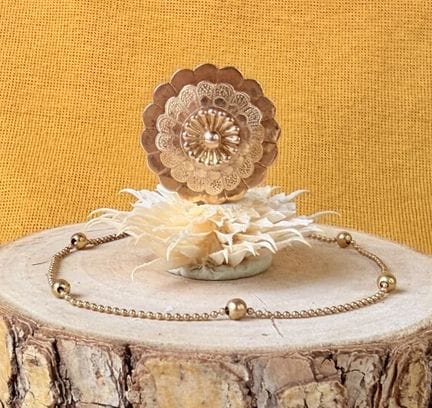 Set di gioielli rotti in oro giallo 750/1000 (18 c