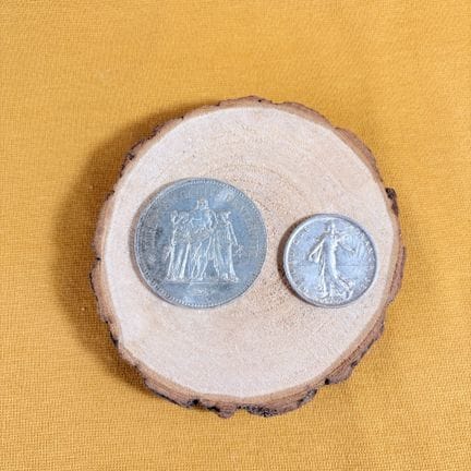 Set di monete d'argento composto da 1 moneta da 50