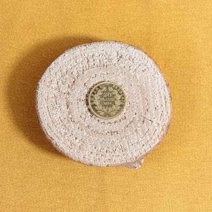Moneta da 20 franchi d'oro (1858)
Peso: 6,4 g
Non 