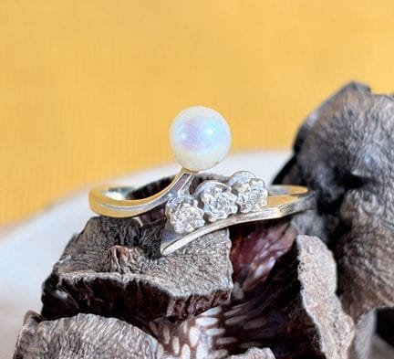 Anello in oro bianco 750/1000 (18 carati) imprezio