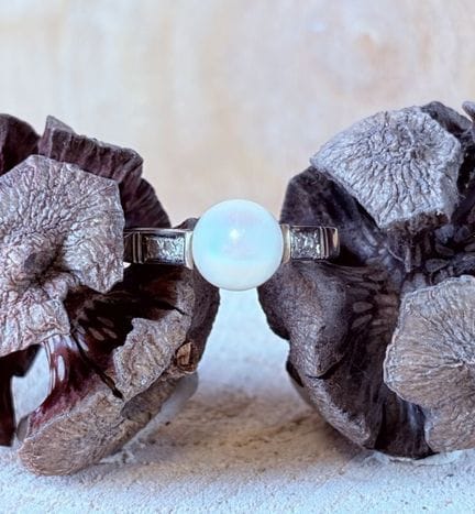 Anello in oro bianco 750/1000 (18 carati) imprezio