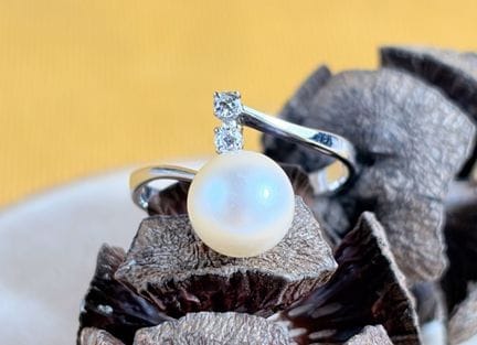 Anello in oro bianco 750/1000 (18 carati) imprezio