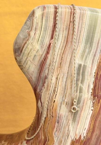 Catena in oro giallo 750/1000 (18 carati) a maglia