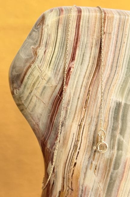 Catena in oro giallo 750/1000 (18 carati) con magl