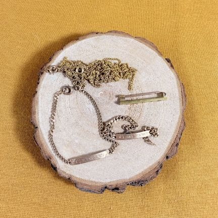 Set di gioielli rotti in oro giallo 750/1000 (18 c