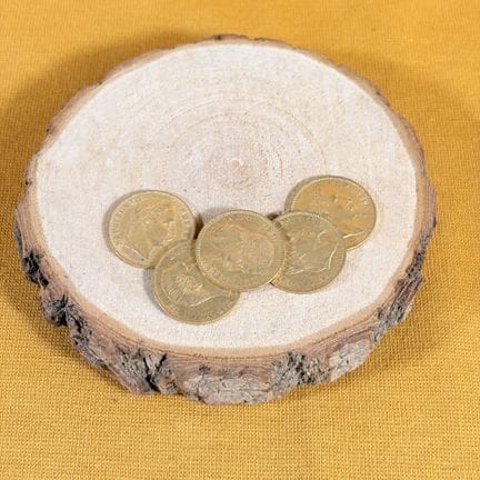 Set di 5 monete da 20 franchi d'oro Napoleone III
