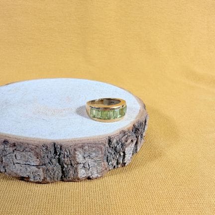 Anello semi-giro in oro giallo 750/1000 (18 carati