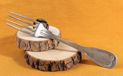 Forchetta in argento 950/1000 (minerva 1° titolo),