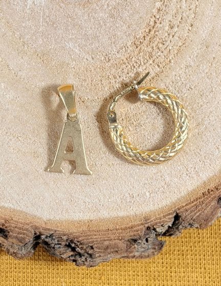 Set di gioielli in oro giallo 750/1000 (18 carati)