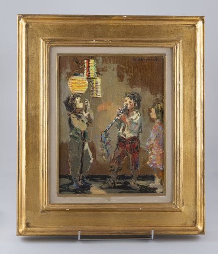 Georges Robert CHEYSSIAL (1907-1997). «Niños músic