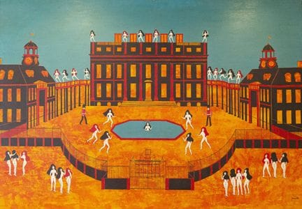 POUCETTE (1935-2006). «Fiesta a orillas del estanq