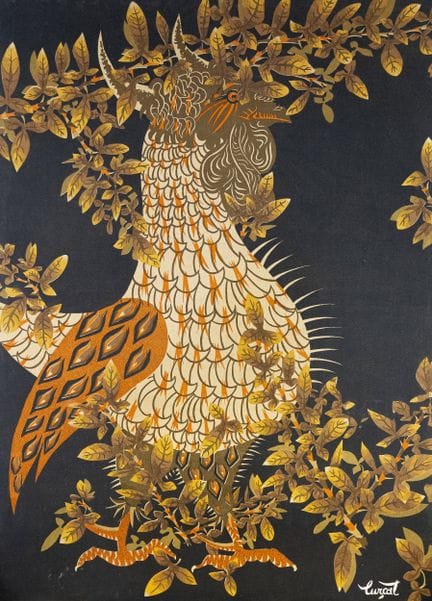Según Jean LURÇAT (1892-1966). «Le tapageur». Tapi