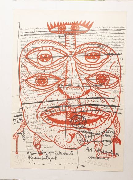 Robert COMBAS (nacido en 1957). «Feu d’été - 1990»