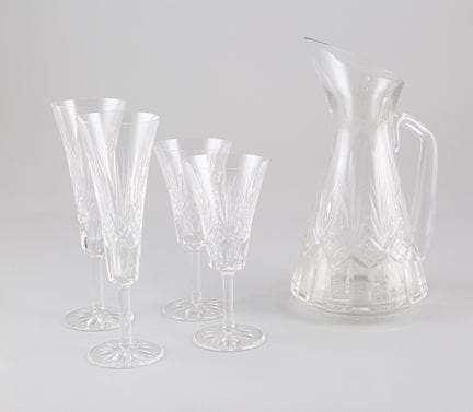 VILLEROY  BOCH. Juego de vasos, modelo Versalles, 