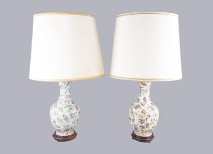 CHINA - 20th century. Two vases, possibly a pair, 