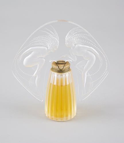LALIQUE Francia. «Ondines». Frasco de perfume de c
