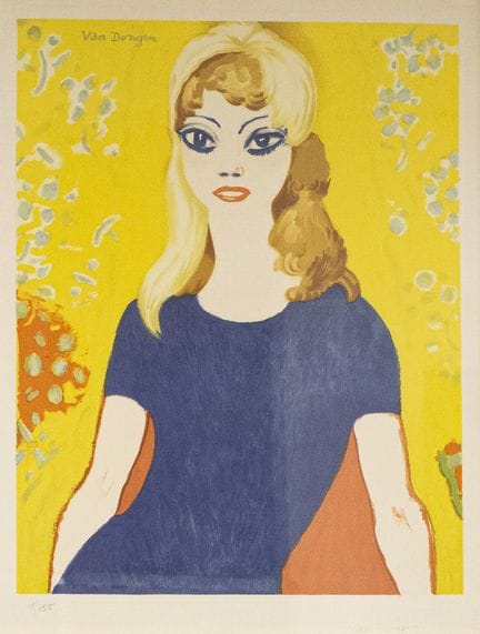Kees VAN DONGEN (1877 - 1968) «Brigitte Bardot». L