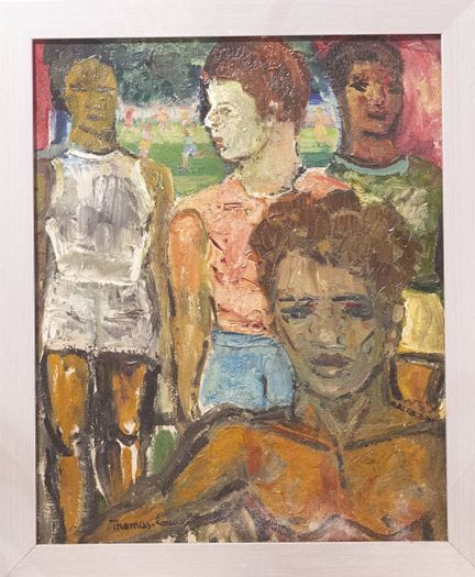 André THOMAS-ROUAULT (1899-1949). "Les Sportifs, P