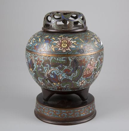 JAPÓN - Época MEIJI (1868 - 1912). Quemador de inc