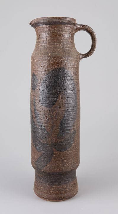 VOLDEMAR VOLKOFF (1932-2007). Jarra de gres firmad