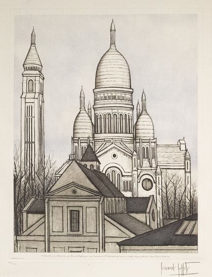 Bernard BUFFET (1928-1999) «El Sagrado Corazón de 