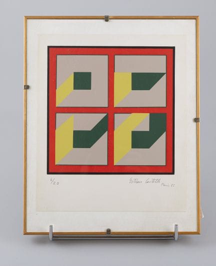 Esteban CASTILLO (1941) «Composición cinética roja