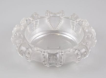 LALIQUE, Francia. Copa, modelo Cannes, de cristal 