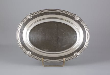 GALLIA, Fabricación CHRISTOFLE. Plato hondo de met
