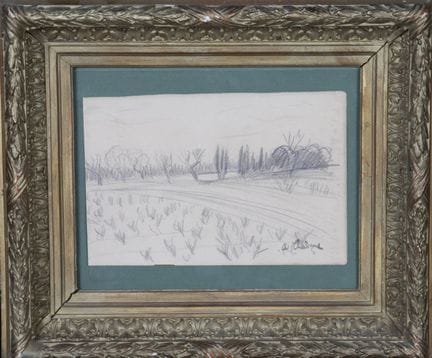 Auguste CHABAUD (1882-1955): Viti. Disegno a matit
