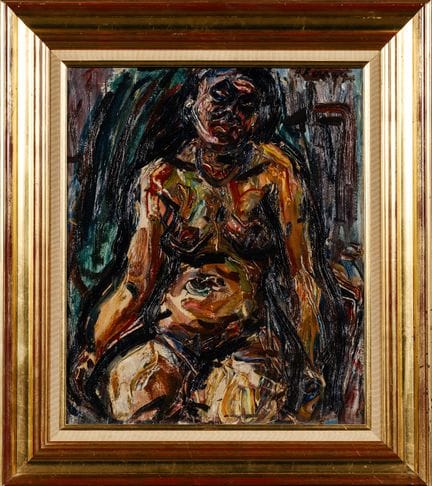 Antoine FERRARI (1910–1995): Frauenakt. Öl auf Lei