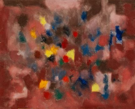 乔·唐宁（1925-2007）：《构图》。布面油画。草图，未署名。尺寸：65 x 81 厘米。来源：