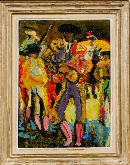 Pierre AMBROGIANI (1907-1985): Torero. Óleo sobre 