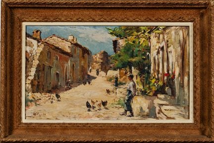 Charles VIONNET (1858–1923): Eine Straße in Villen