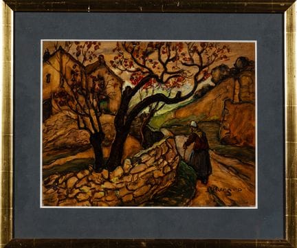 Joseph HURARD (1896–1956): Frau auf dem Weg, entla
