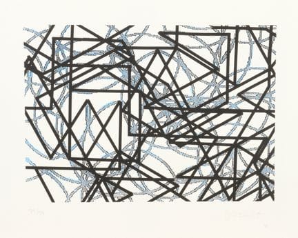 François MORELLET (1926-2016): Sin título. Litogra