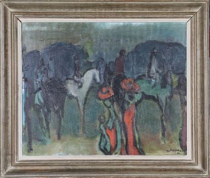 Maxime RICHAUD (1924–1994): Auf der Pferderennbahn